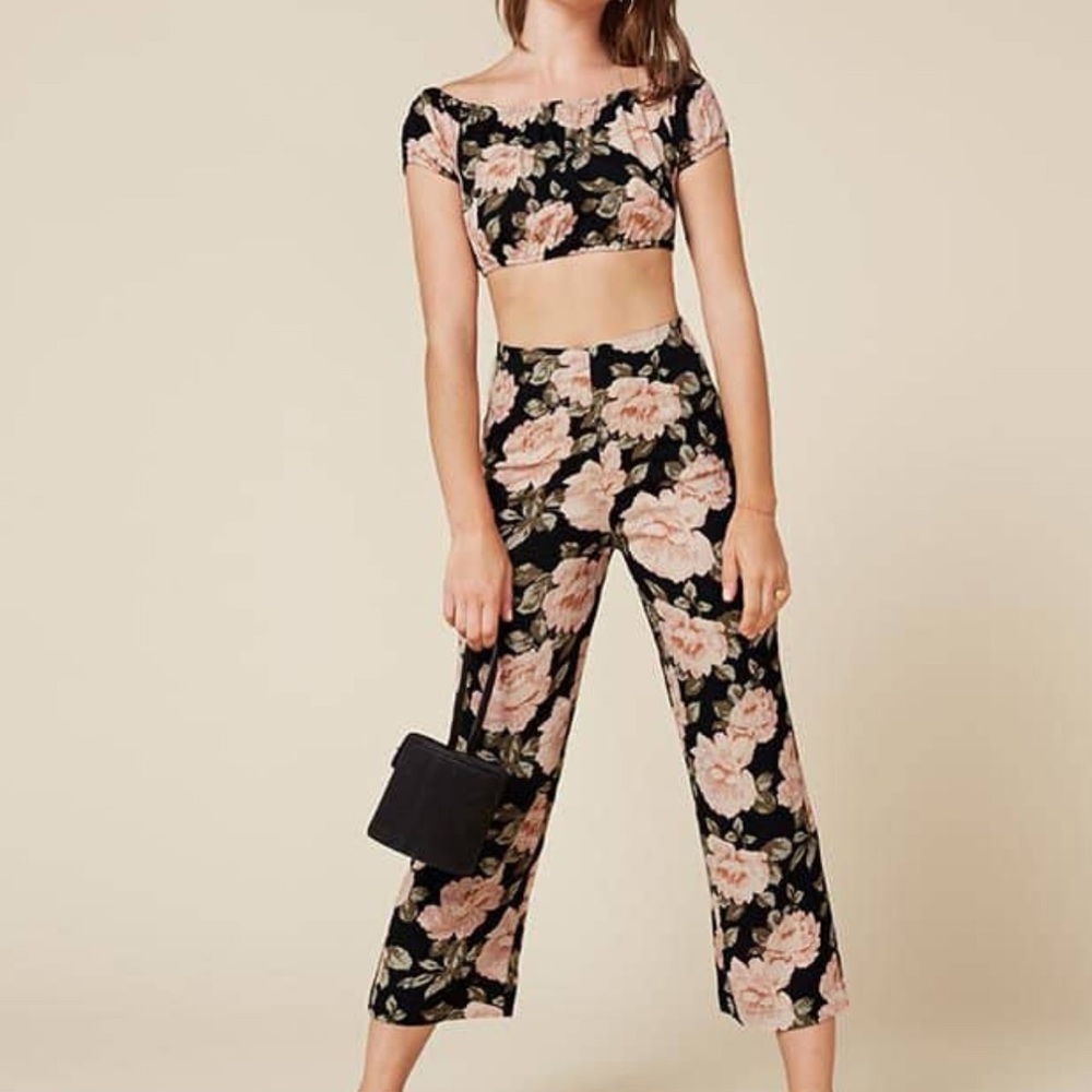 Reformation Floral Two-Piece